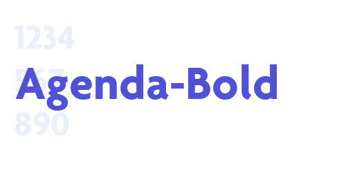 Agenda-Bold-font-download
