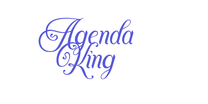 Agenda King Font Download