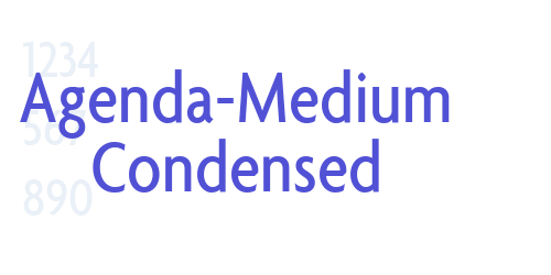 Agenda-Medium Condensed-font-download