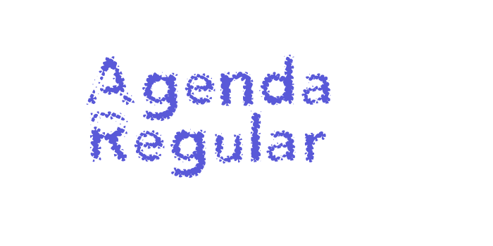 Agenda Regular Font Download