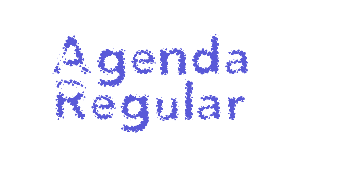 Agenda Regular Font