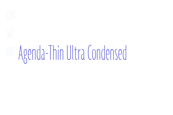 Agenda-Thin Ultra Condensed