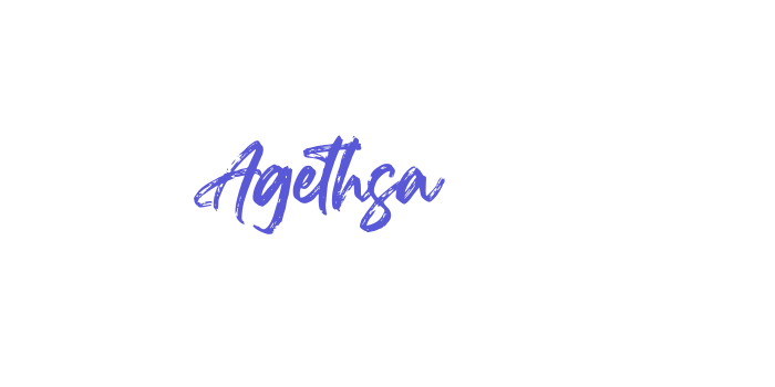 Agethsa Font Download