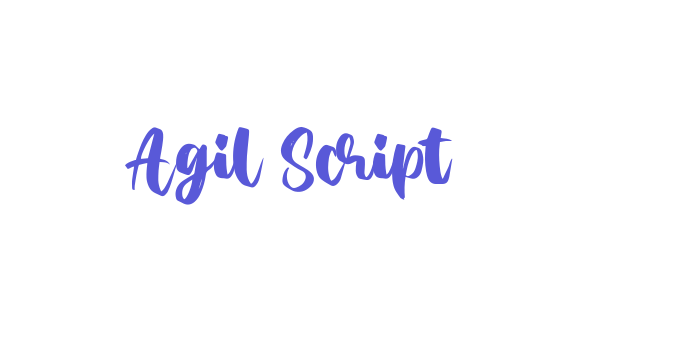 Agil Script Font Download