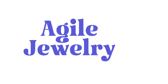 Agile Jewelry Font Download