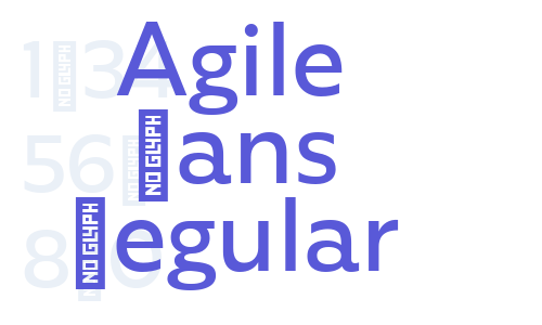 Agile Sans Regular Font Download