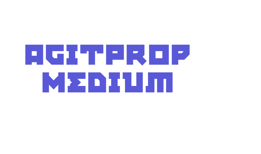 AgitProp Medium Font Download