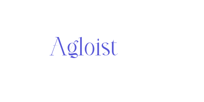 Agloist Font Download