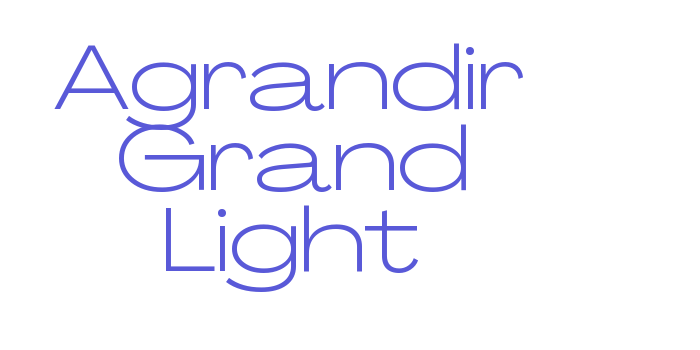 Download Agrandir Grand Light Font