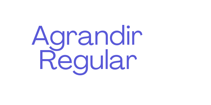 Agrandir Regular Font Download