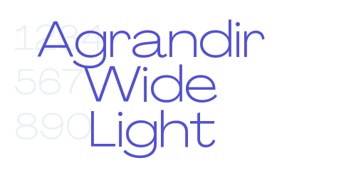 Agrandir Wide Light-font-download