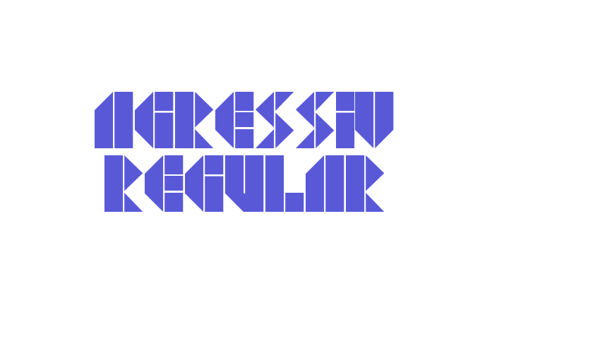 Agressiv Regular Font Download