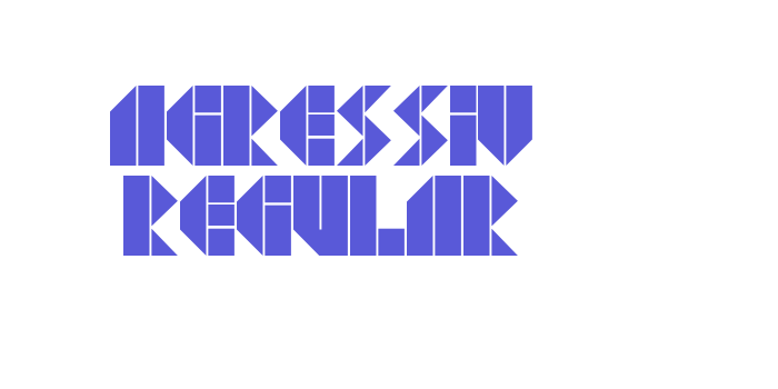 Agressiv Regular Font Download