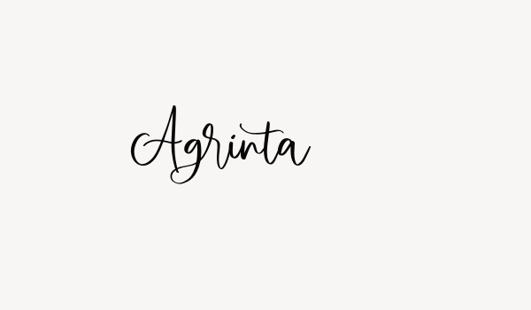 Agrinta Font