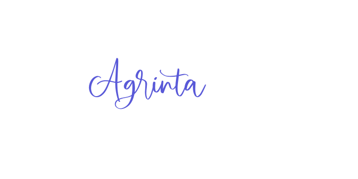 Agrinta Font Download