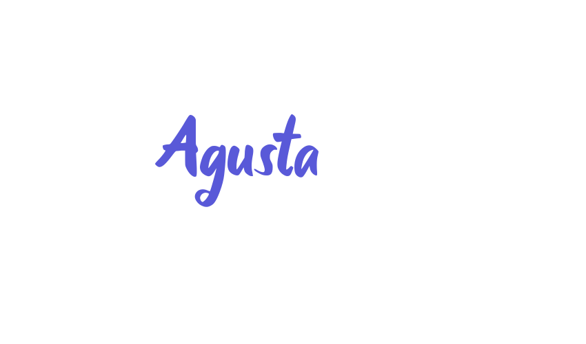 Agusta Font