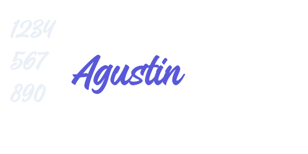 Agustin font