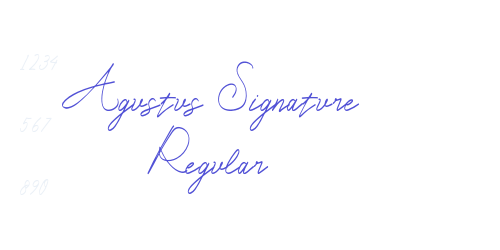 Agustus Signature Regular-font-download
