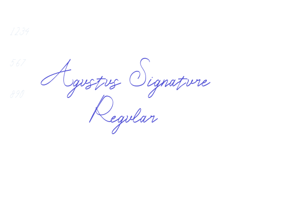 Agustus Signature Regular
