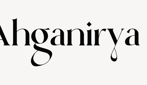 Ahganirya Font