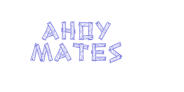 Ahoy mates Font Download