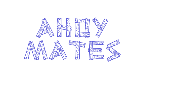 Ahoy mates Font