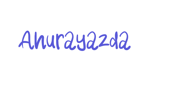 Ahurayazda Font