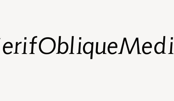 AidaSerifObliqueMedium Font