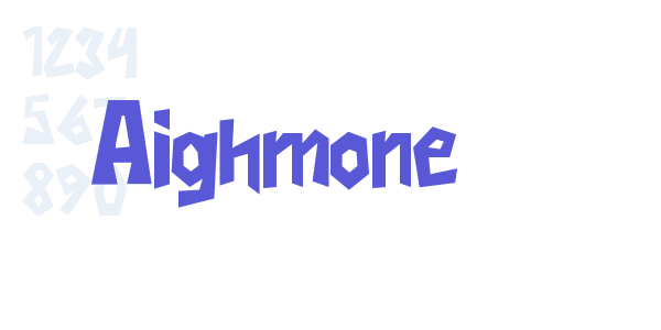 Aighmone font free