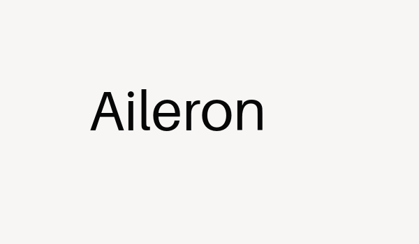 Aileron Font