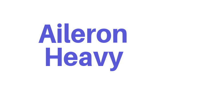 Aileron Heavy Font Download