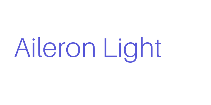 Aileron Light Font Download