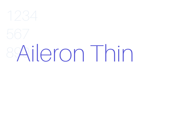 Aileron Thin