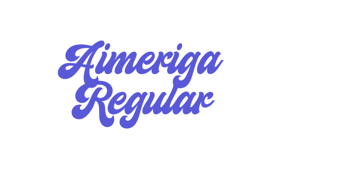 Aimeriga Regular Font Download