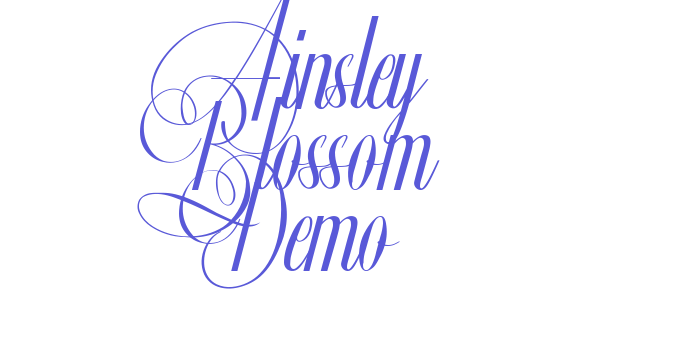 Ainsley Blossom Demo Font Download