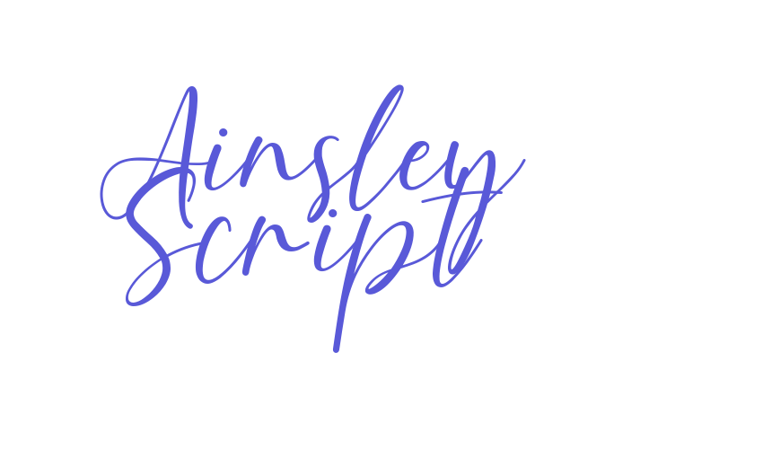 Ainsley Script Font