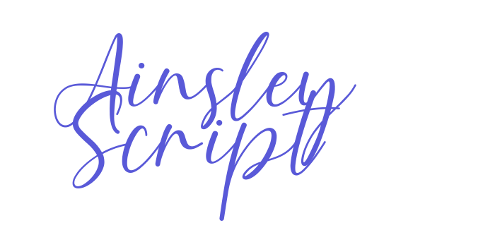 Ainsley Script Font Download