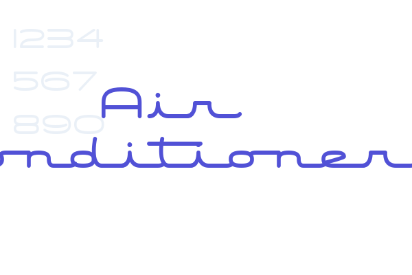 Air Conditioner Font Download