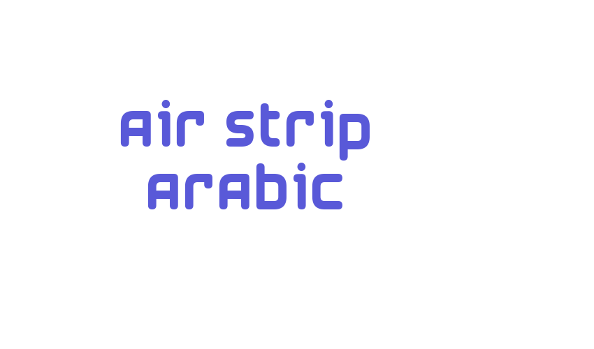 Air Strip Arabic Font Download