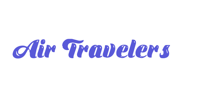 Air Travelers Font