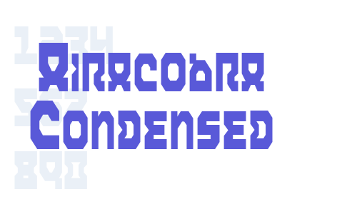 Airacobra Condensed Font