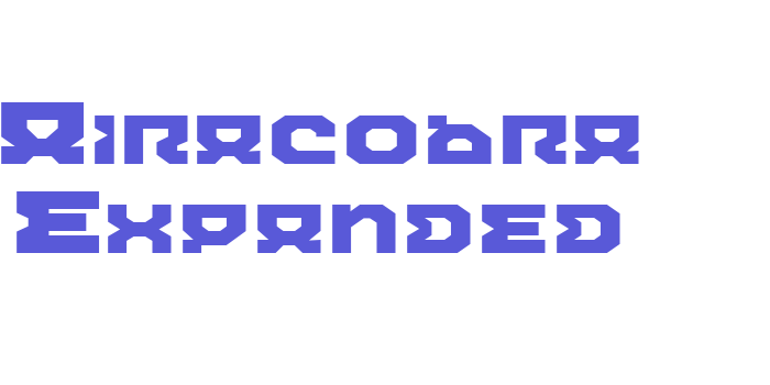 Airacobra Expanded Font Download