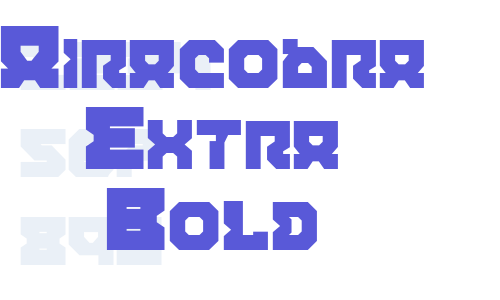 Airacobra Extra Bold Font