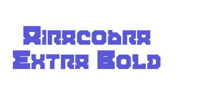 Airacobra Extra Bold Font Download