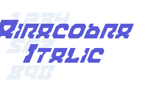 Airacobra Italic Font