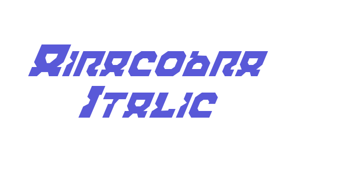 Airacobra Italic Font Download