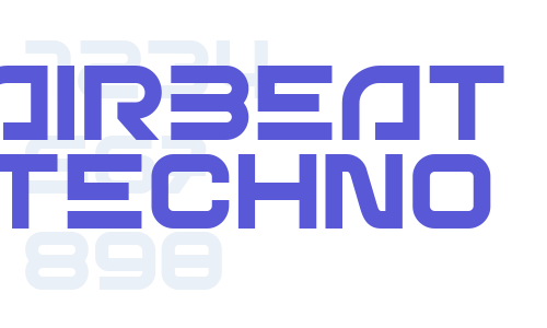 Airbeat Techno Font