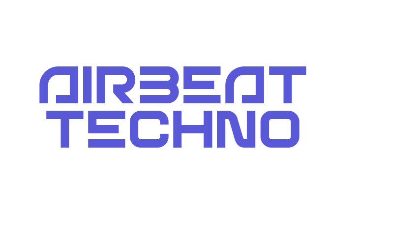 Airbeat Techno Font