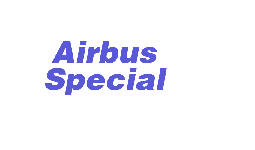 Airbus Special Font