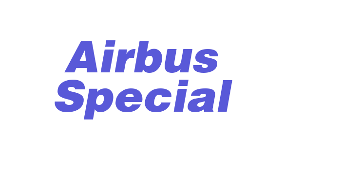 Airbus Special Font Download